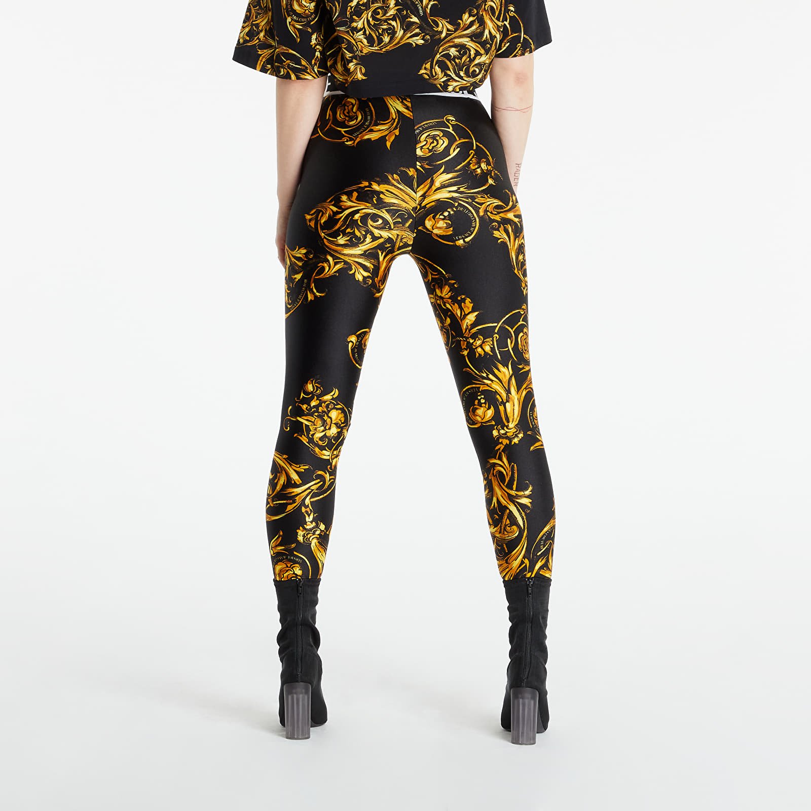 Leggings Versace Jeans Couture Leggings Fuseaux Black/ Gold