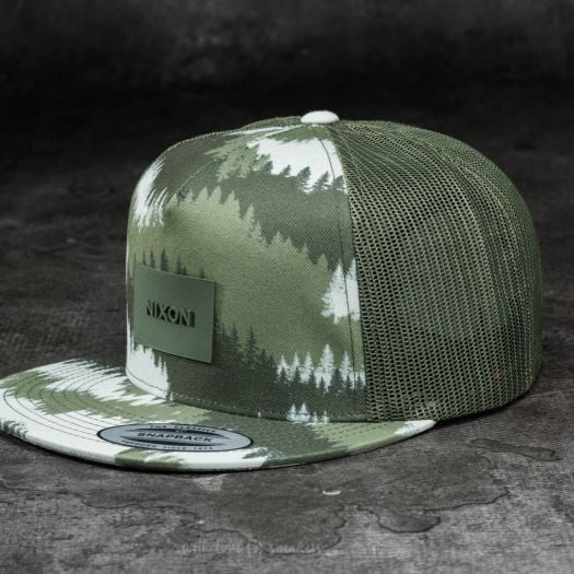 Caps Nixon Team Trucker Hat Dark Green Footshop