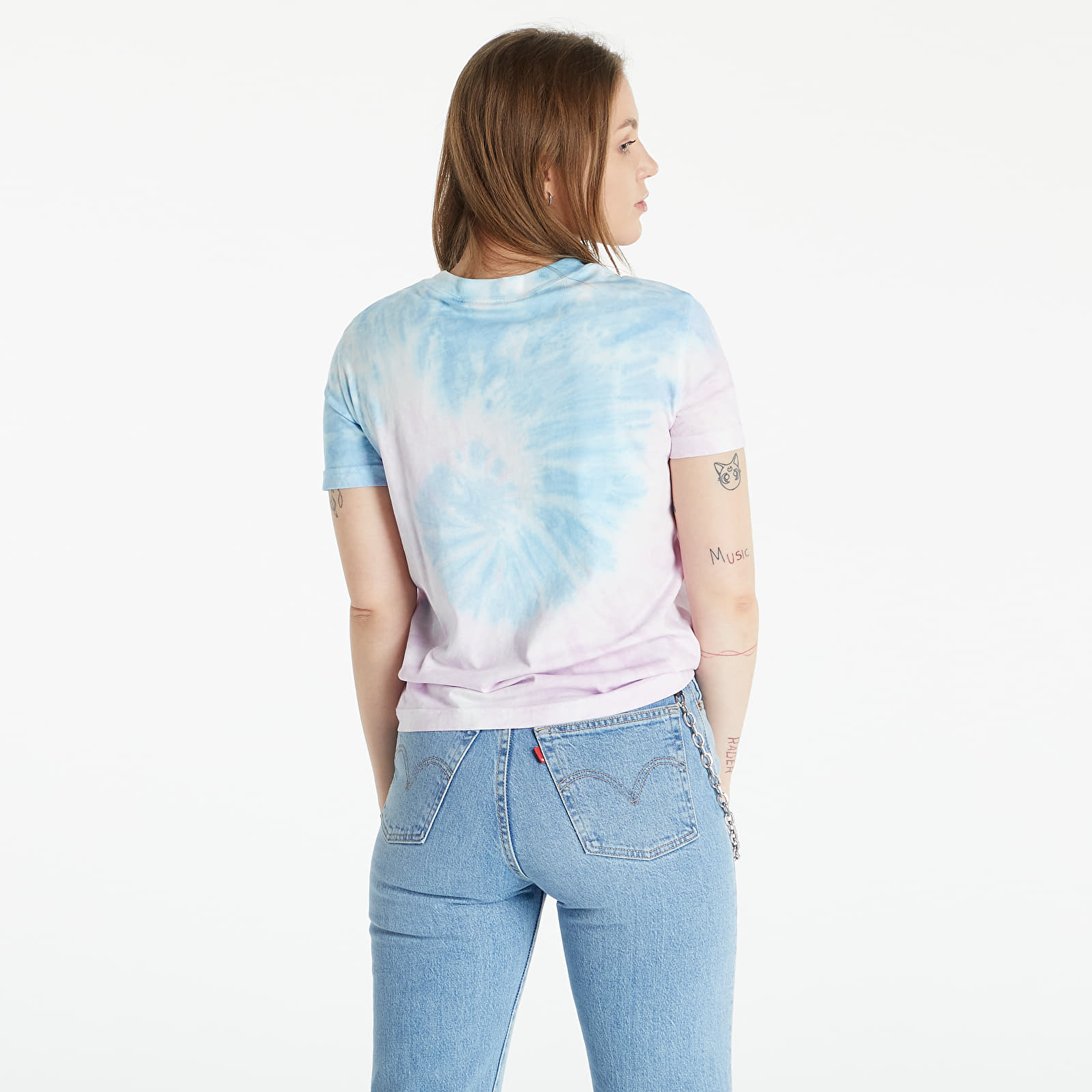 Tシャツ・カットソー VERSACE JEANS Woman T-Shirt Multicolor 75HAH608JS214 G51 Versace Jeans Couture t-shirt damski kolor pomarańczowy