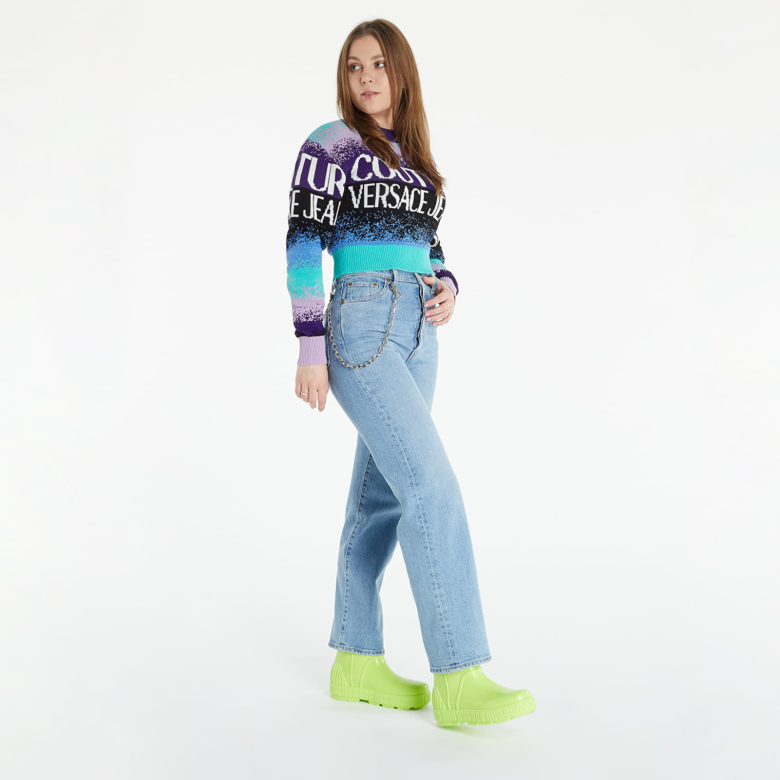 Pullover Versace Jeans Couture Maglia (Generico) Multicolor Scuro