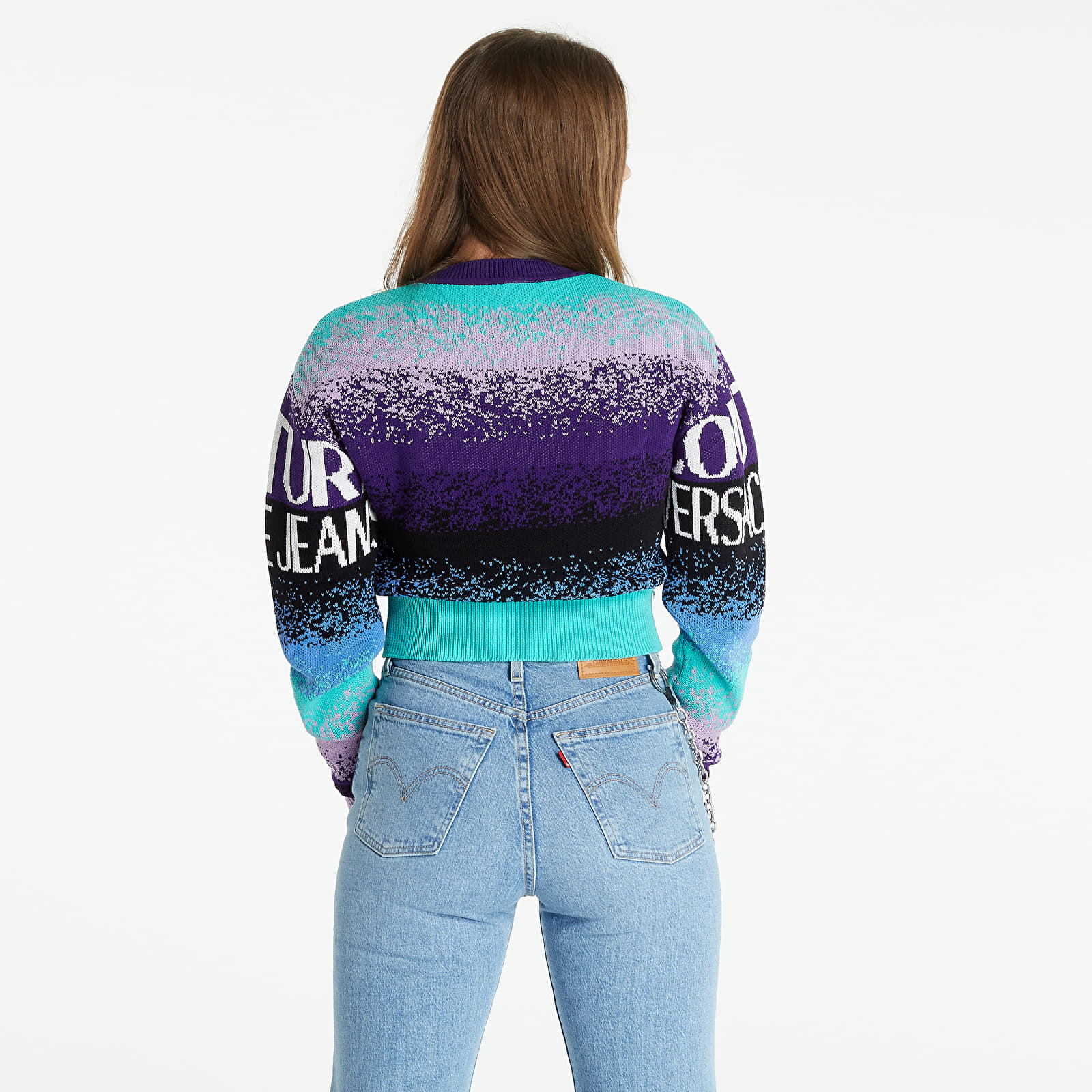 Maglioni Versace Jeans Couture Maglia (Generico) Multicolor Scuro