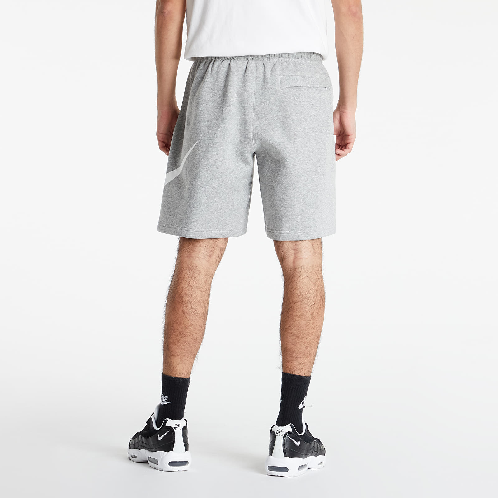 Къси панталони Nike Sportswear Club Men's Graphic Shorts Dk Grey Heather/ White/ White