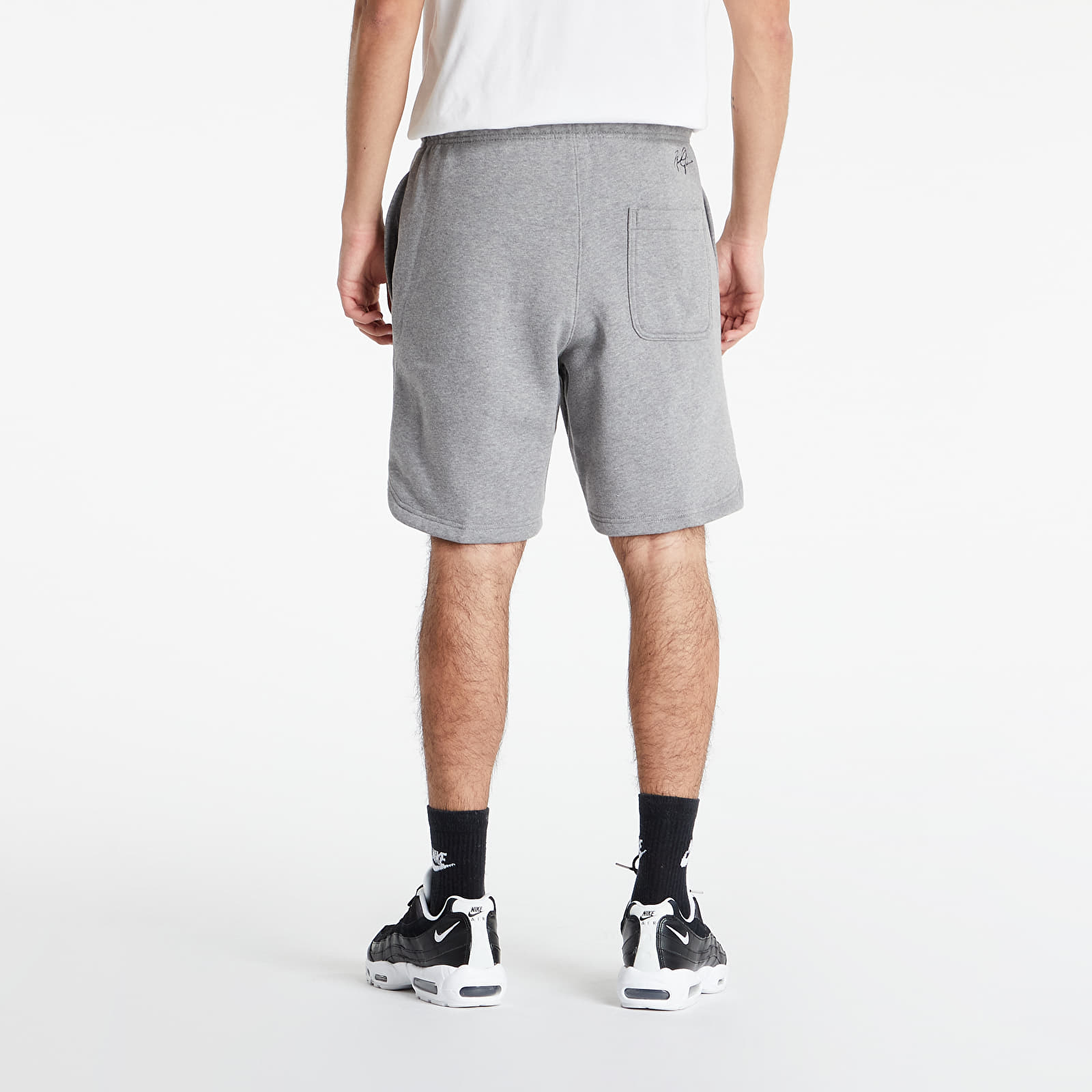Rövidnadrágok Jordan Essential Fleece Short Carbon Heather/ White