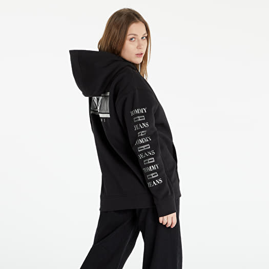 Tommy jeans metallic hoodie discount