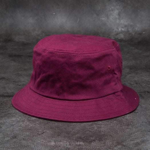 Stussy bucket hat burgundy sales