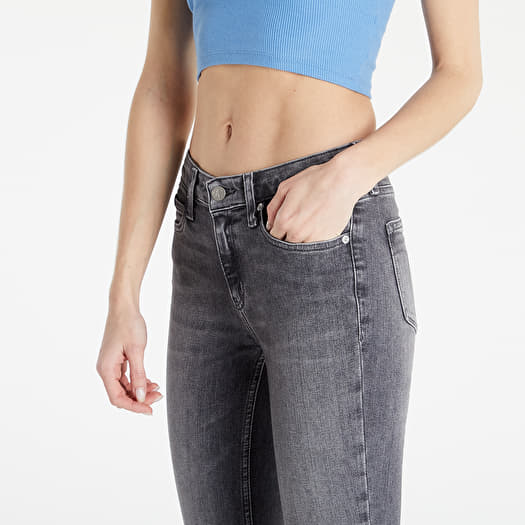Hosen und Jeans Calvin Klein Jeans Mid Rise Skinny Ankle Denim Grey Footshop