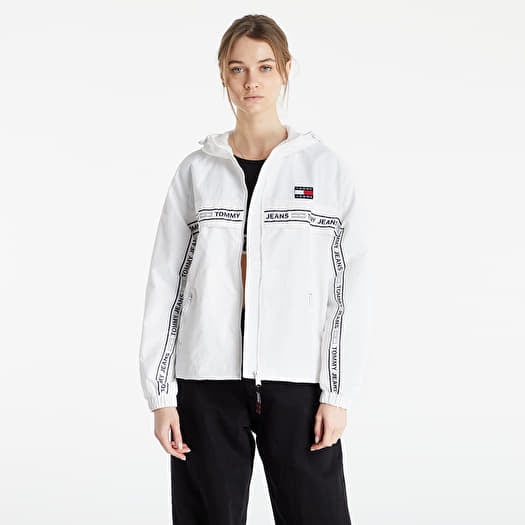 Tommy jeans windbreaker white discount