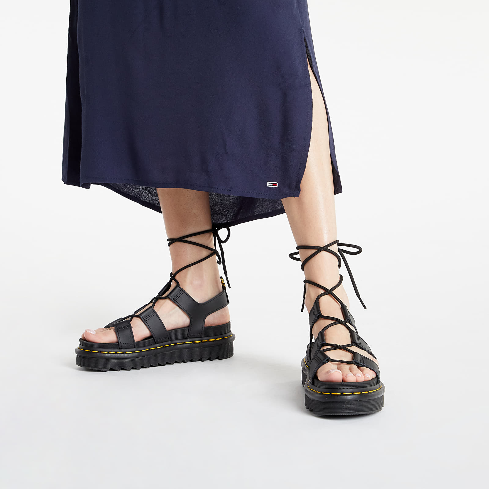 Abiti Tommy Jeans Essential Cami Midi Dress Twilight Navy
