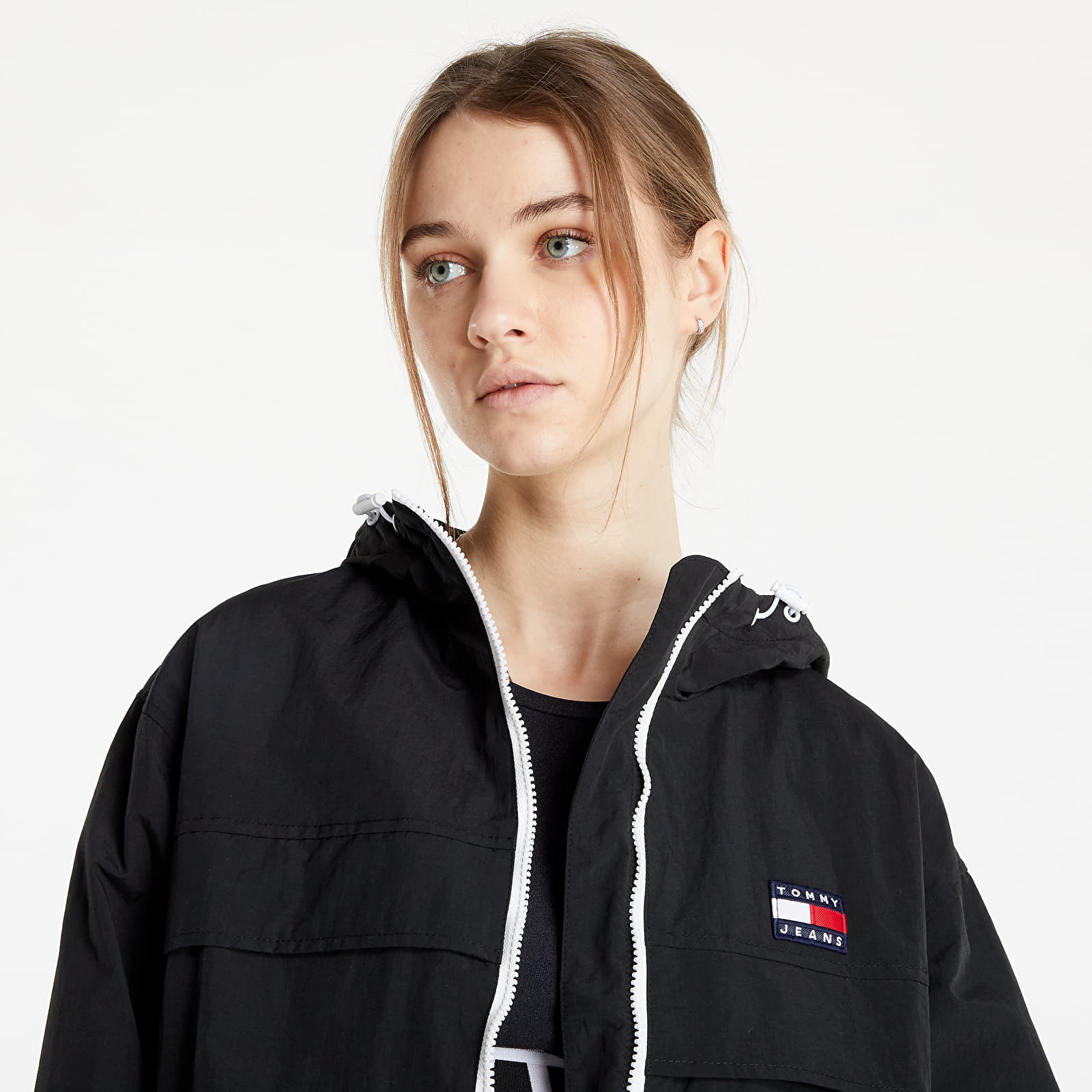 Bundy Tommy Jeans Chicago Windbreaker Black