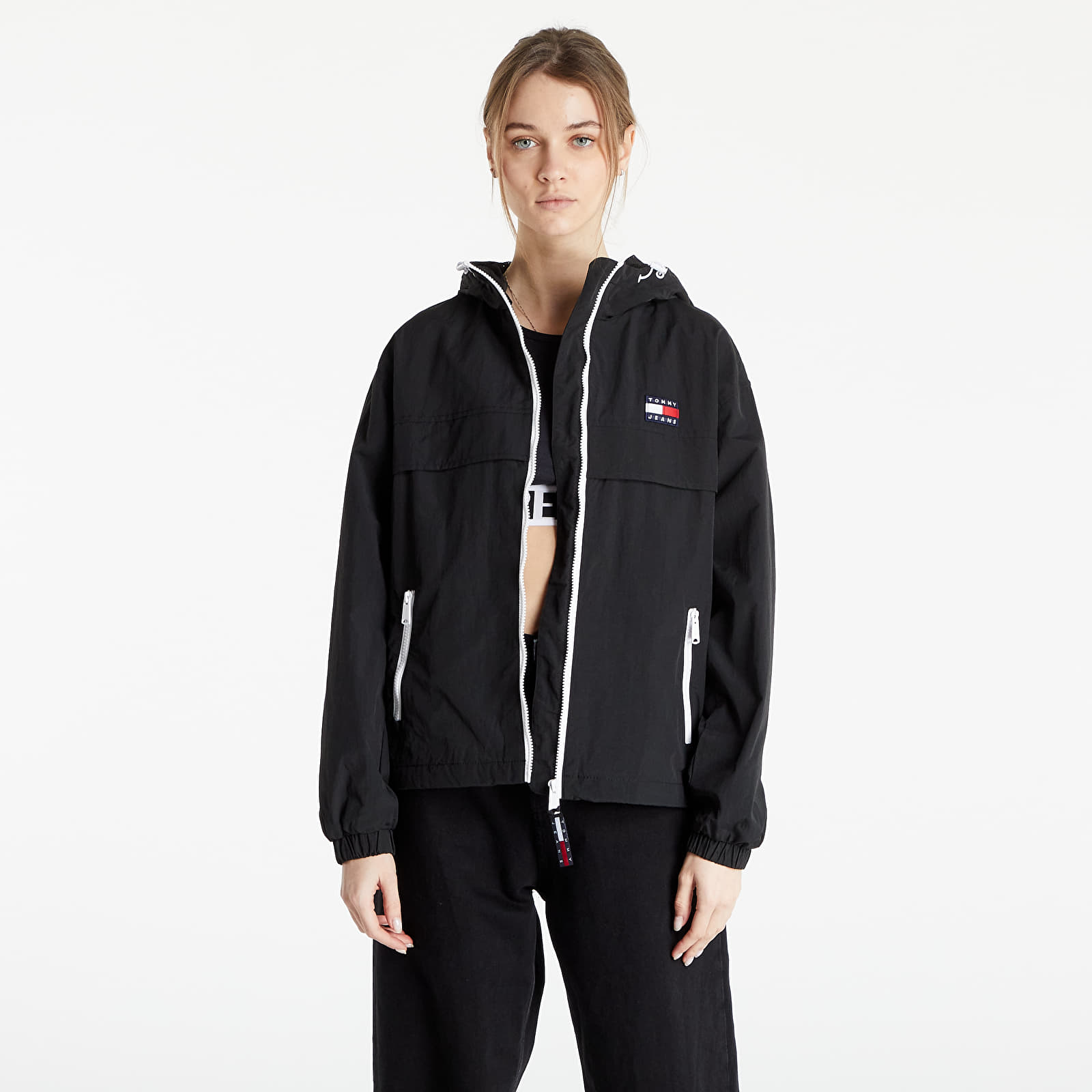 Bundy Tommy Jeans Chicago Windbreaker Black