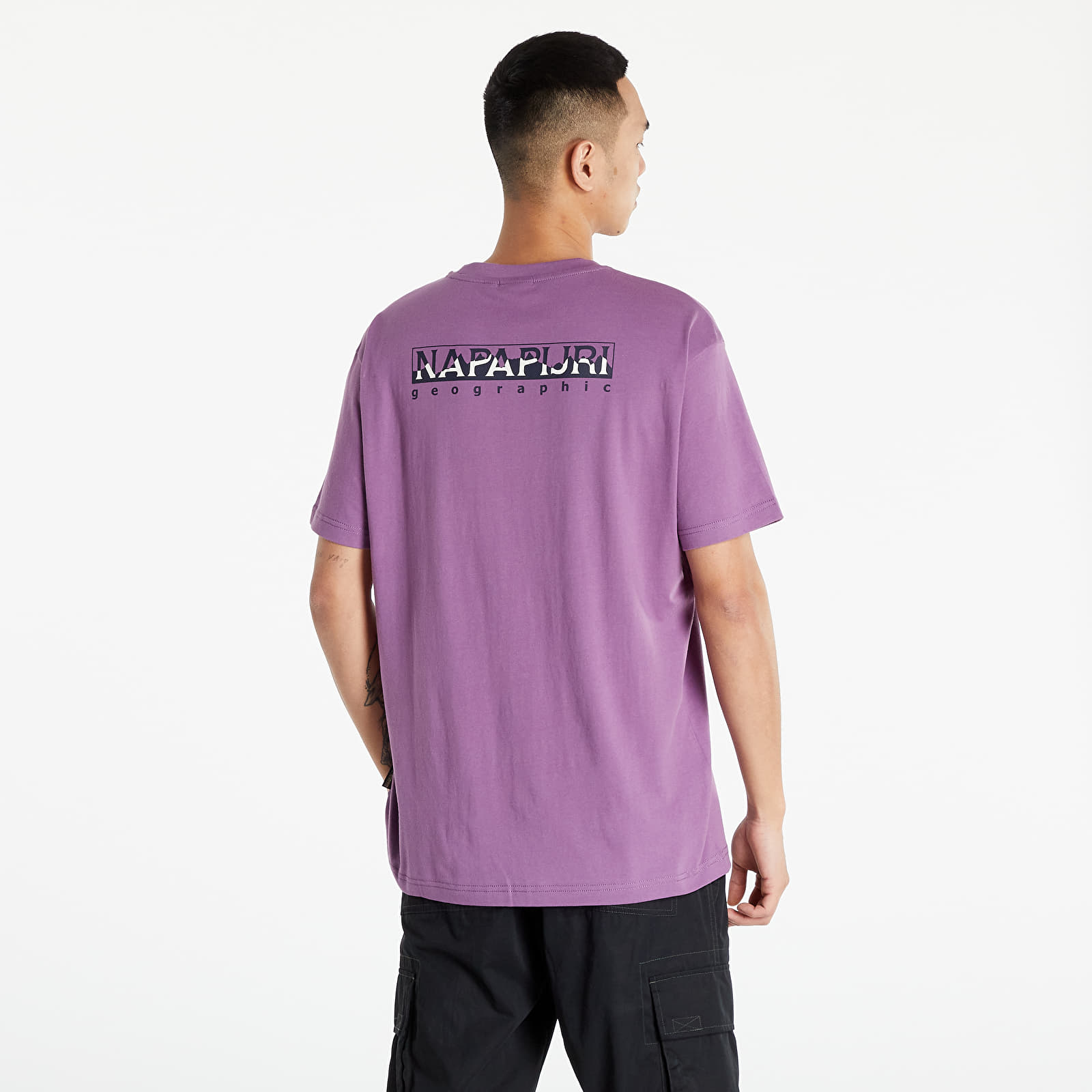 Majice T-shirt Napapijri S-Sella Short Sleeve Tee Violet Chinese