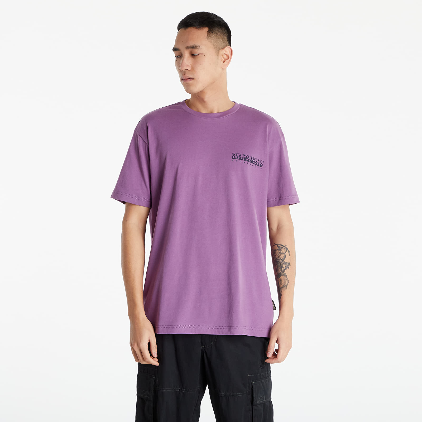 Majice T-shirt Napapijri S-Sella Short Sleeve Tee Violet Chinese
