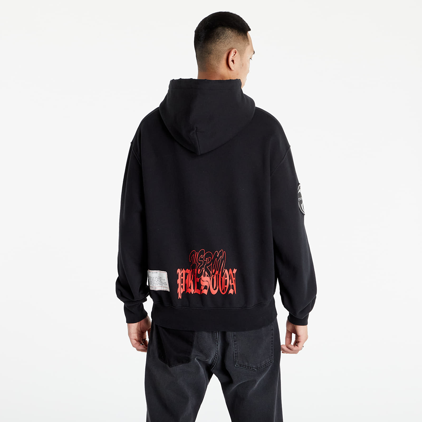 Hoodies and sweatshirts HERON PRESTON Hoodie Flaming Skull