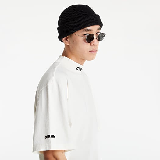 T shirts HERON PRESTON Shortsleeve Turtleneck Ctnmb White Black Footshop