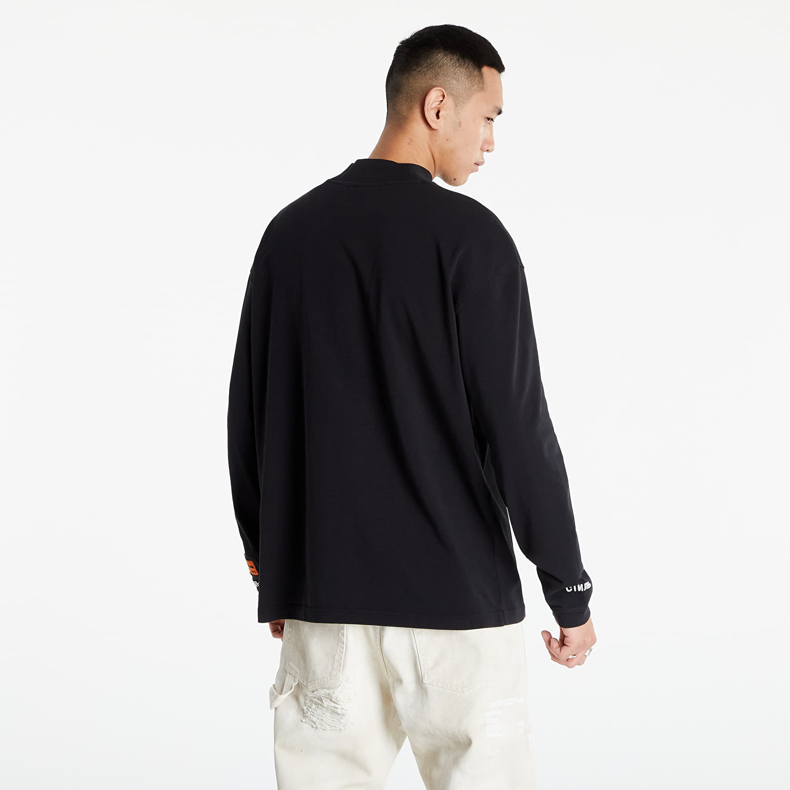 T-shirts HERON PRESTON Longsleeve Turtleneck Ctnmb Black/ White | Footshop