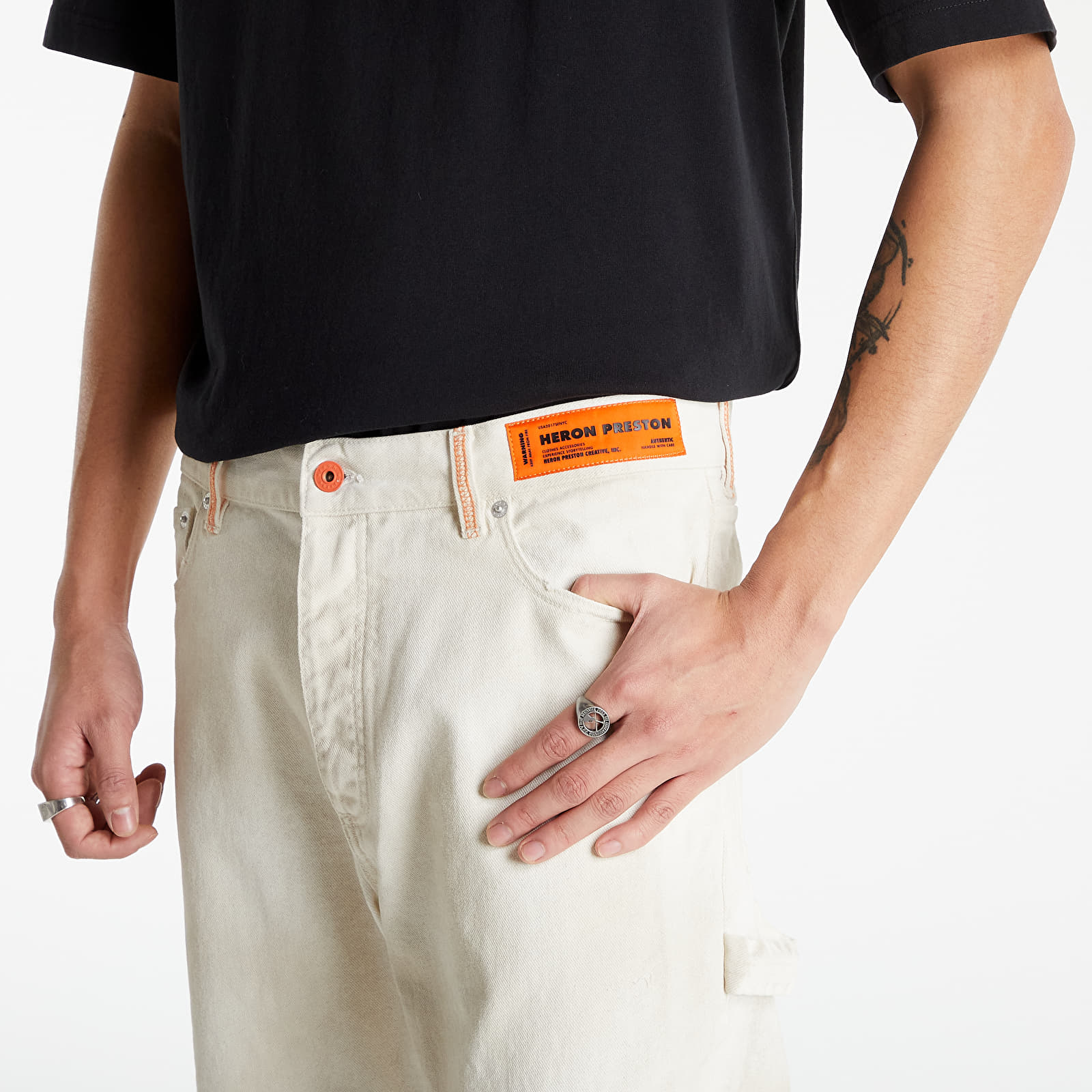 Pantalones HERON PRESTON Code 8000 Hammer Pants Grey/ White