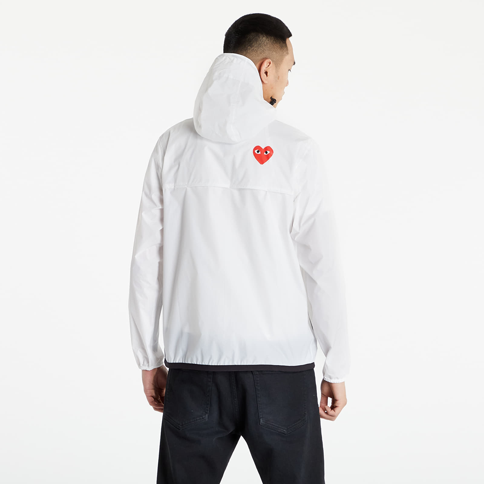 Kurtki Comme des Garçons PLAY x K-Way Zip Jacket White