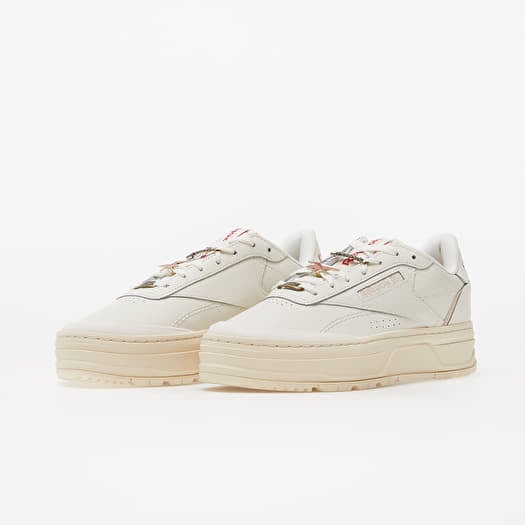 Women's shoes Reebok Club C Double Geo Chalk/ Alabaster/ Soft Ecru