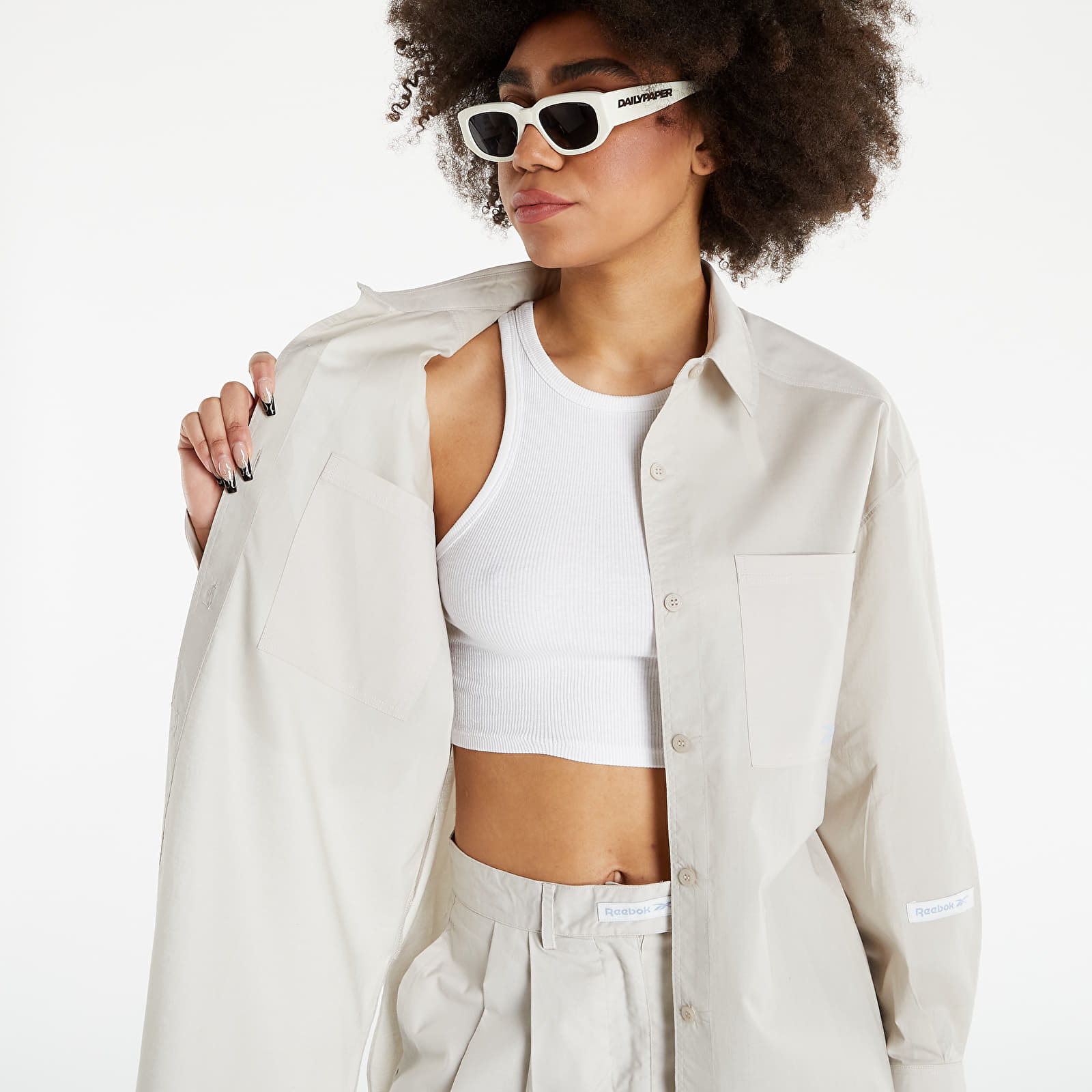 Tričká a košele Reebok Classics Womens Tailoring Shirt Moonstone