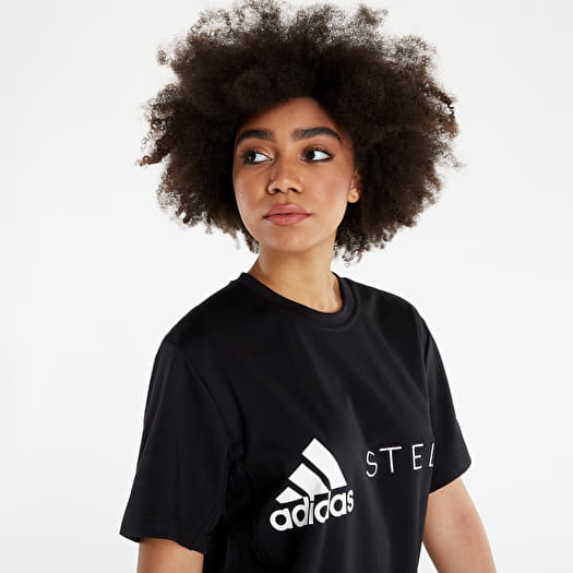 adidas x Stella McCartney Logo Tee Black | Footshop