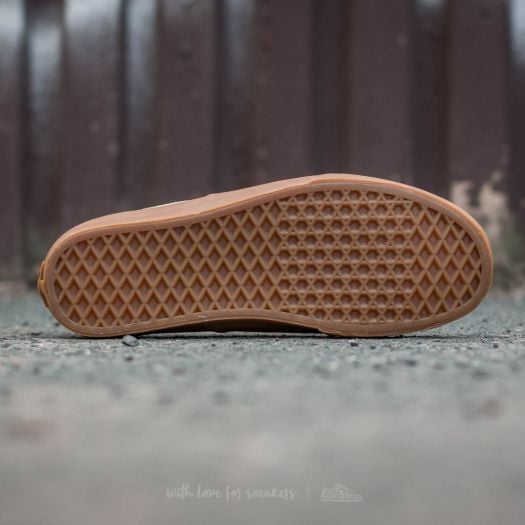 vans era white gum sole