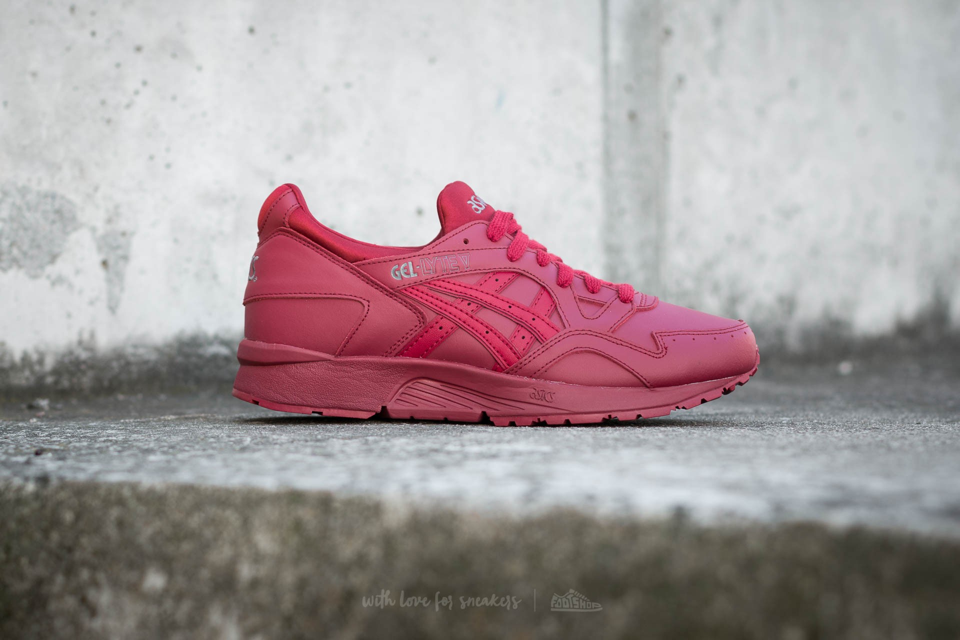 Scarpe uomo Asics Gel Lyte V Burgundy Burgundy Footshop