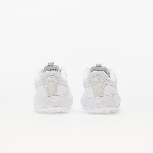 Chaussures puma suede white mono iced blanc new arrivals