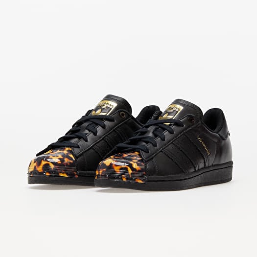 Women s shoes adidas Superstar W Core Black Clear Sky Gold Metalic Footshop
