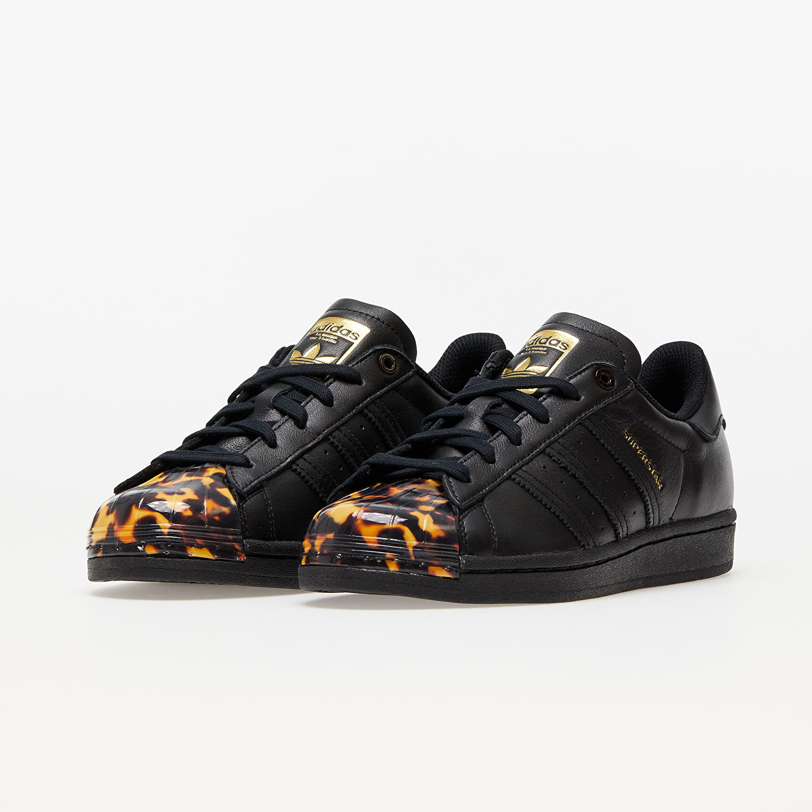 Dámské tenisky a boty adidas Superstar W Core Black/ Clear Sky/ Gold Metalic