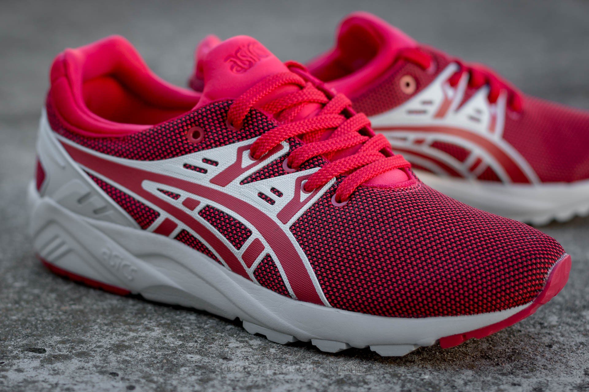Asics gel kayano sales trainer evo red