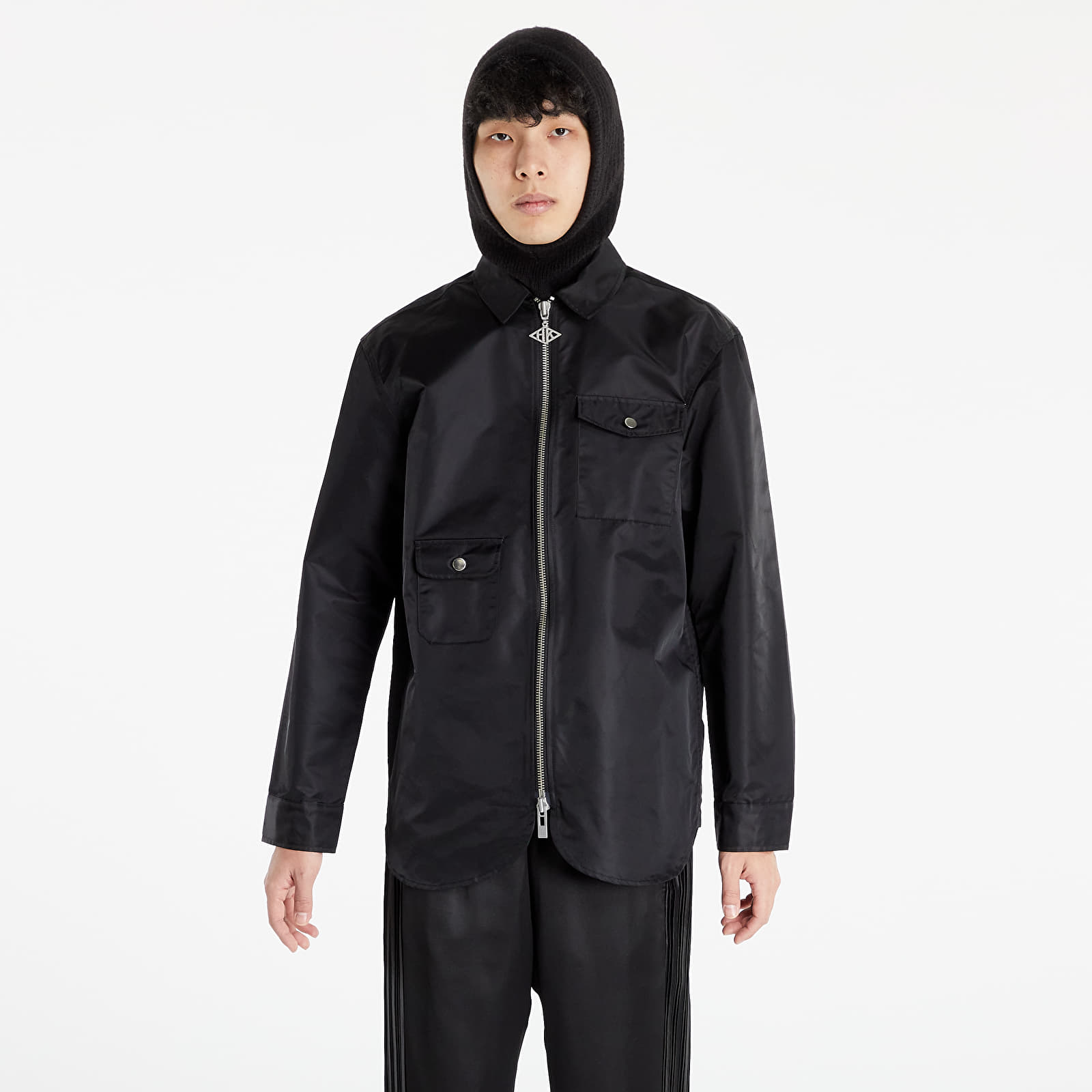Han Kjøbenhavn Army Shirt Zip Black | Footshop