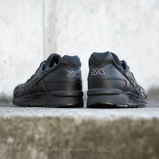 Asics gel lyte v black sales leather