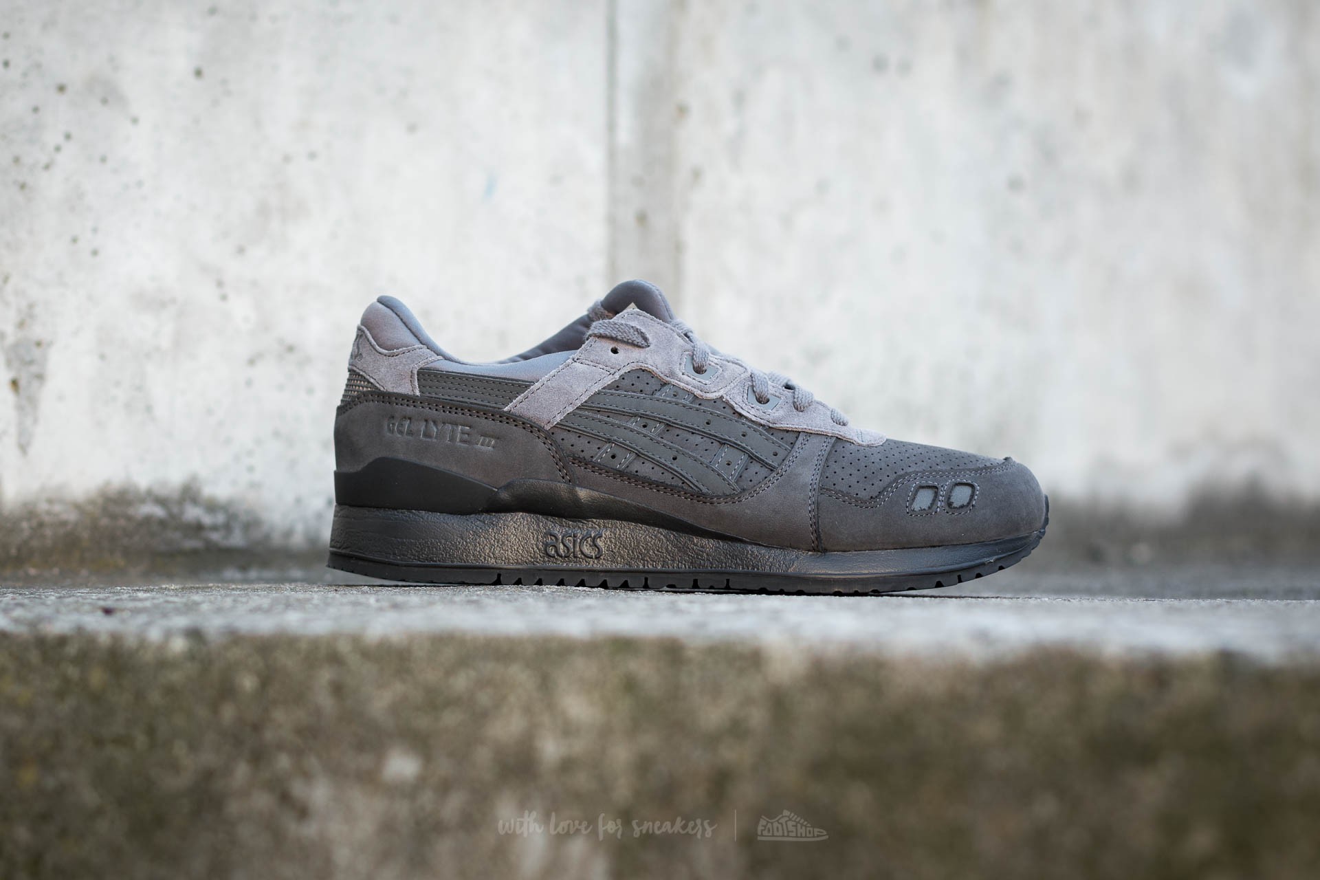 Men s shoes Asics Gel Lyte III Dark Grey Dark Grey Footshop