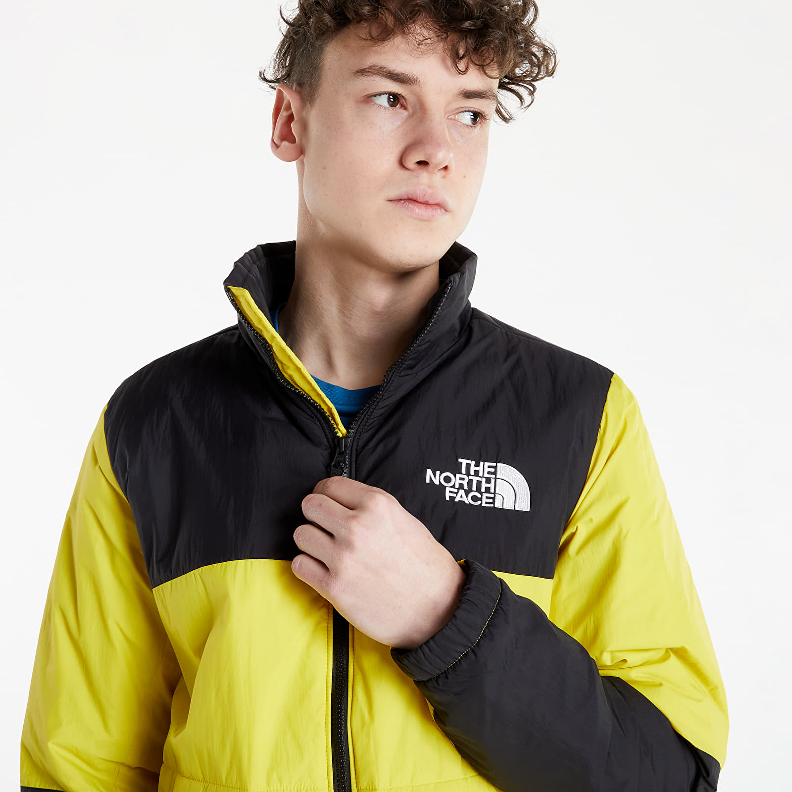 Yellow puffer sale jacket north face