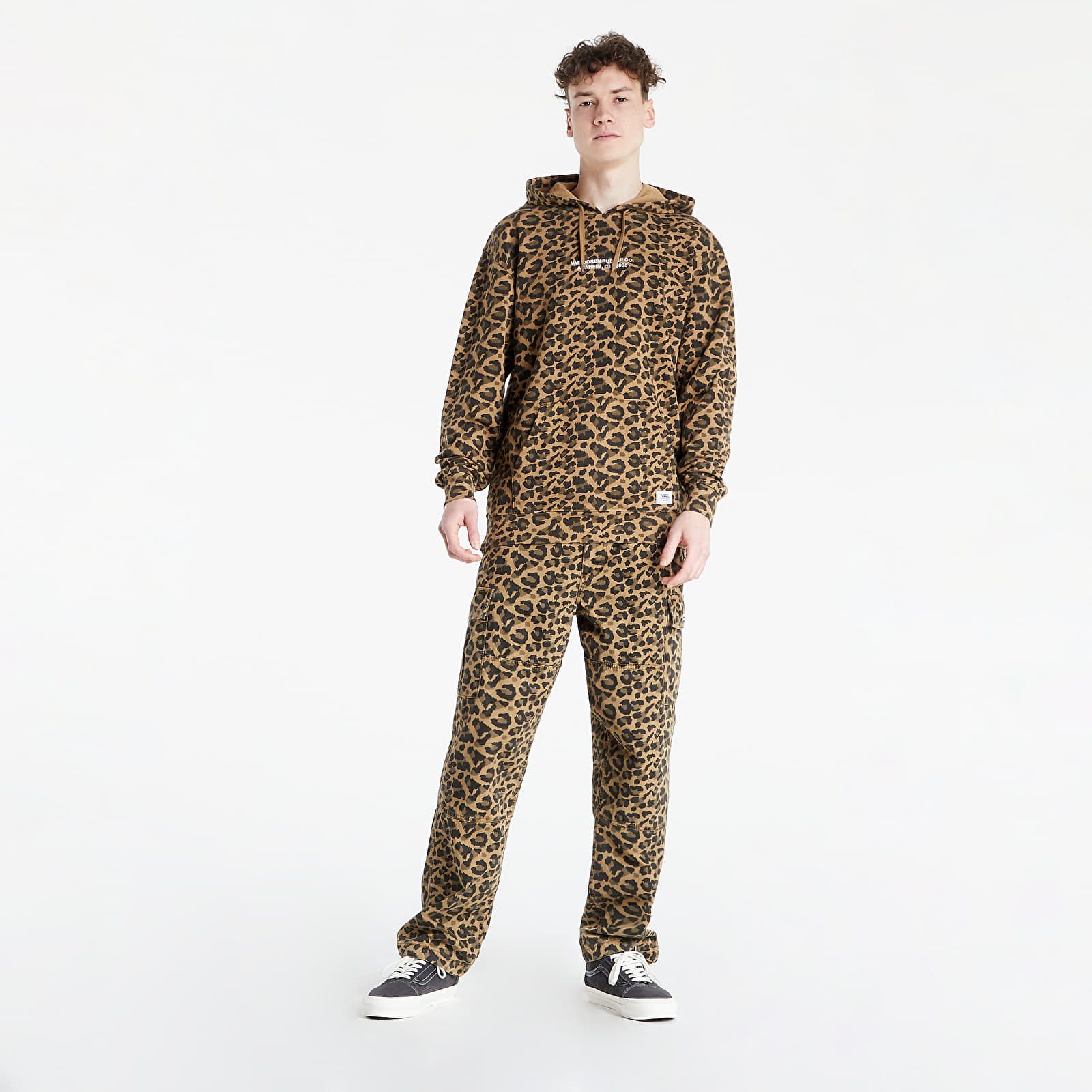 Hoodies and sweatshirts Vans Anaheim Print Mash Up Po II Leopard