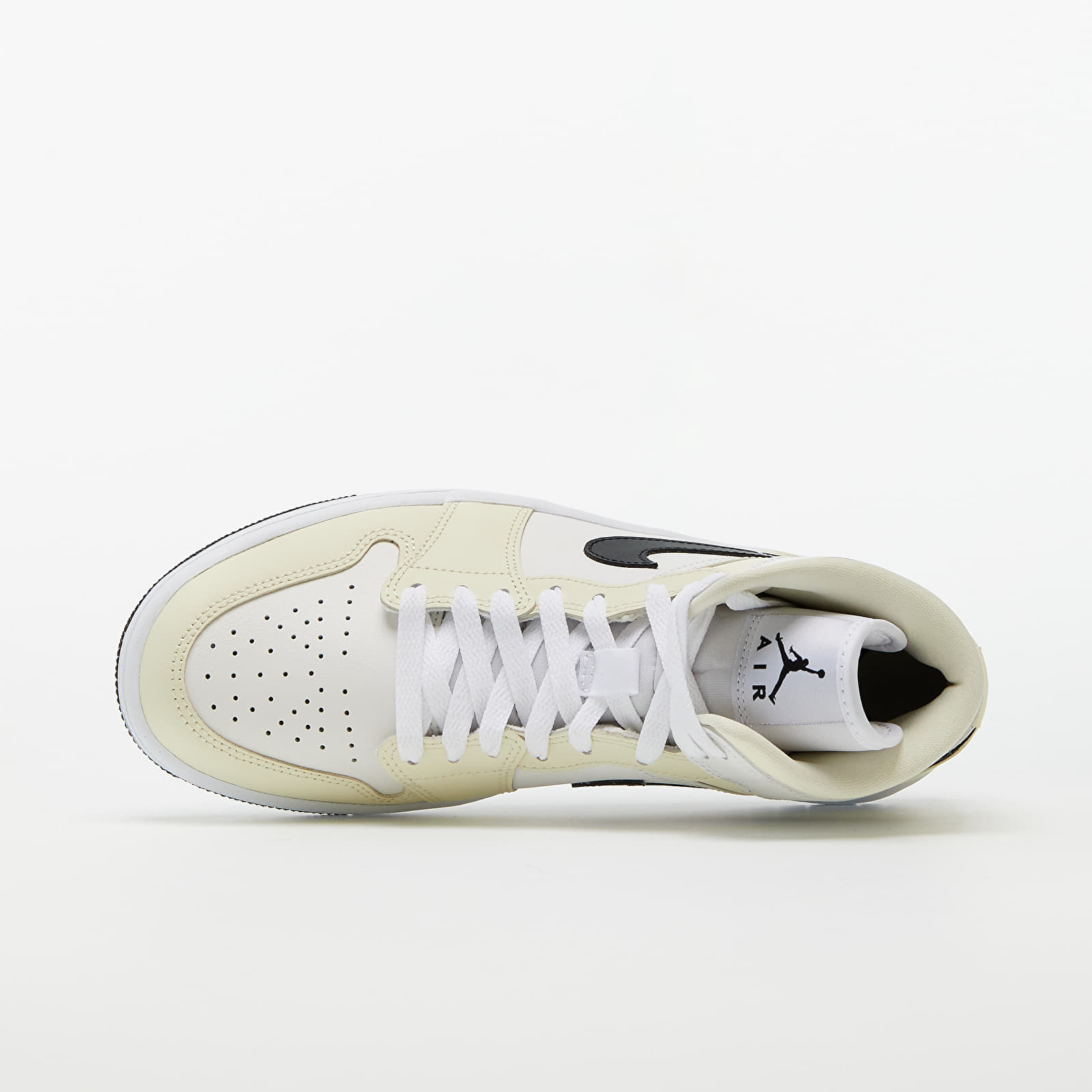 Sko til kvinder Air Jordan W 1 Mid Coconut Milk/ Black-Summit White-White