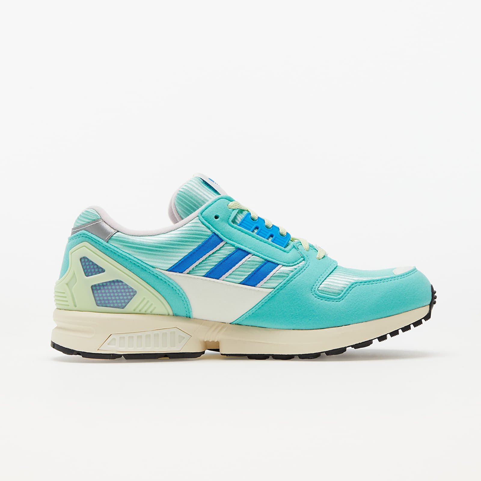 Herren Sneaker und Schuhe adidas ZX 8000 Aluminium Lime/ Ecru Tint/ Blue Rust