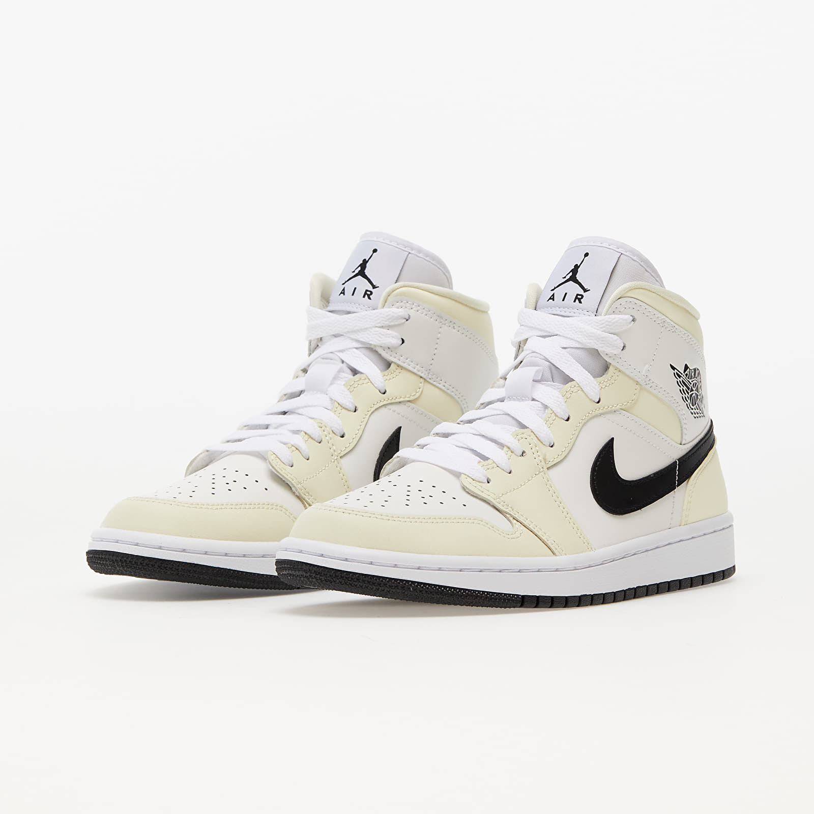 Sko til kvinder Air Jordan W 1 Mid Coconut Milk/ Black-Summit White-White