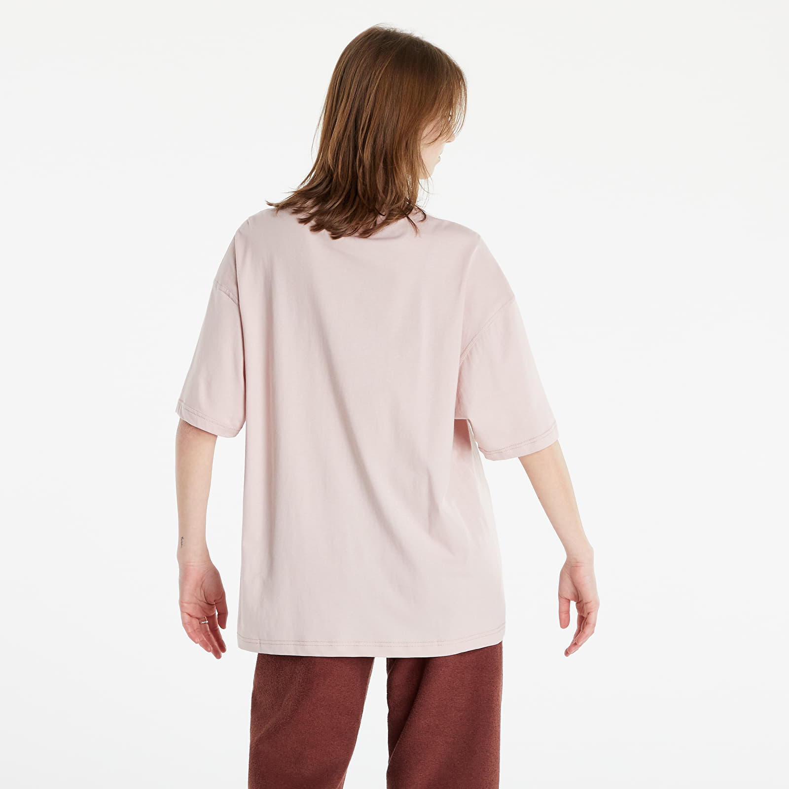 T-shirts Nike NSW Swoosh Women's Short-Sleeve T-Shirt Pink Oxford/ Light Curry/ Rose Whisper