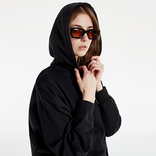 Hoodies and sweatshirts Nike NSW Jersey Oversized Pullover Hoodie Black White Footshop