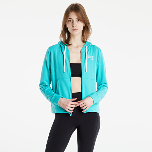 Under armour womens teal hoodie top