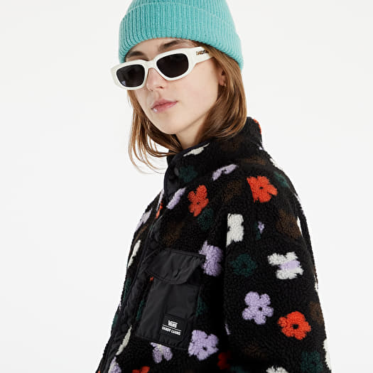 Jackets Vans x Sandy Liang Sherpa Jacket Black (VN0A7RLSYOD1