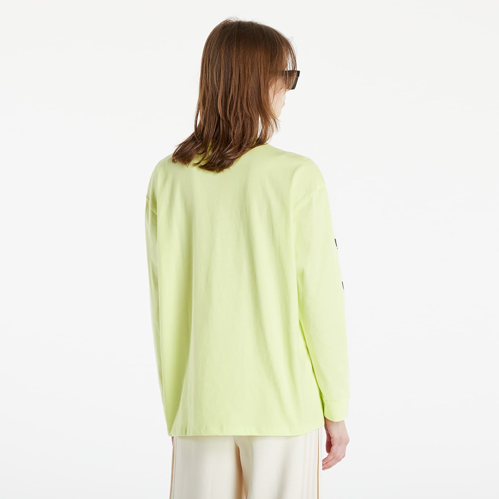 Marškinėliai adidas Graphic Long Sleeve Pulse Yellow