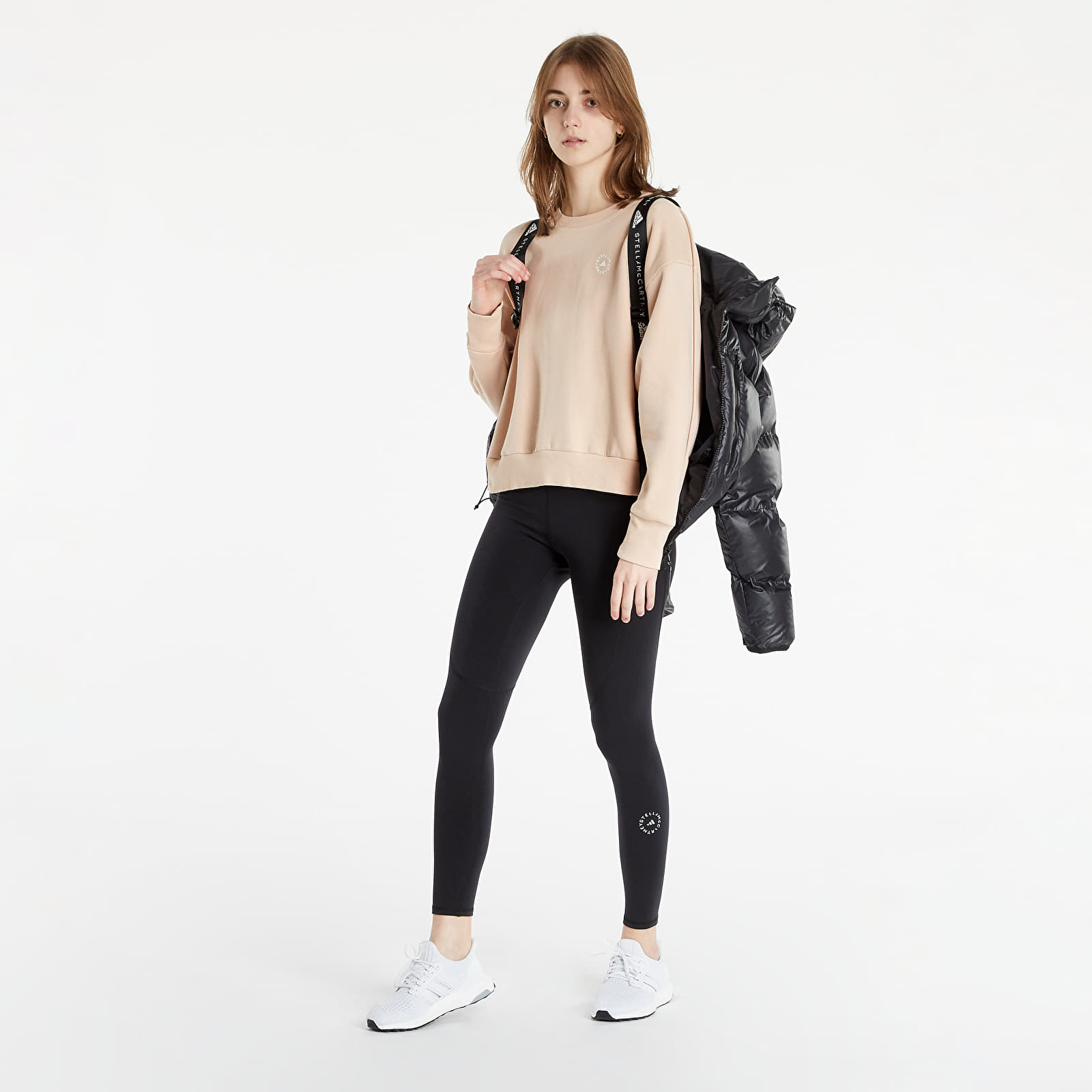 Striukės adidas x Stella McCartney Short Puffer Black/ White