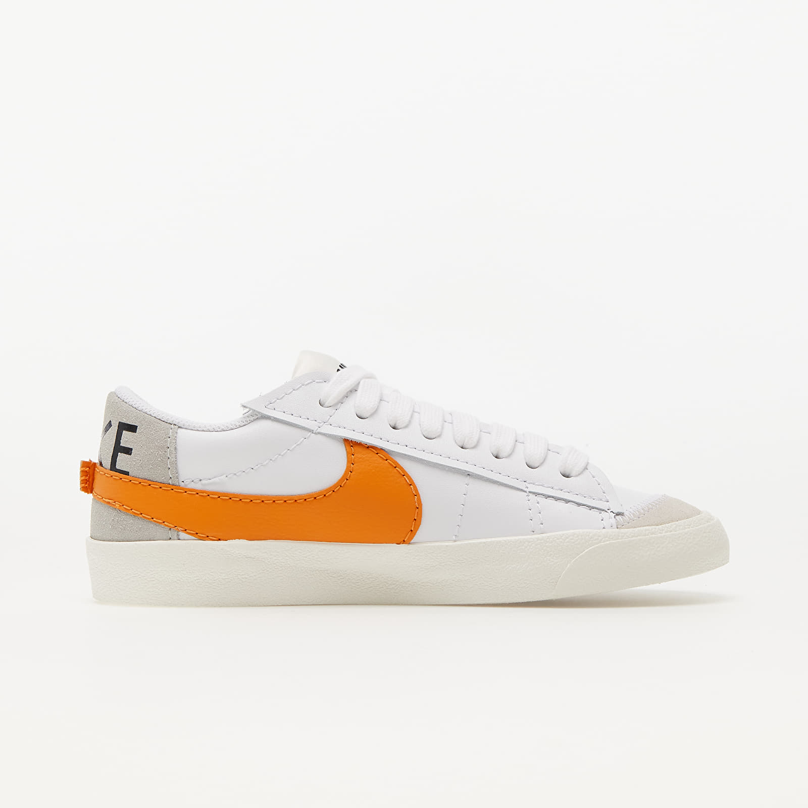 Men s shoes Nike Blazer Low 77 Jumbo White Alpha Orange Grey Fog