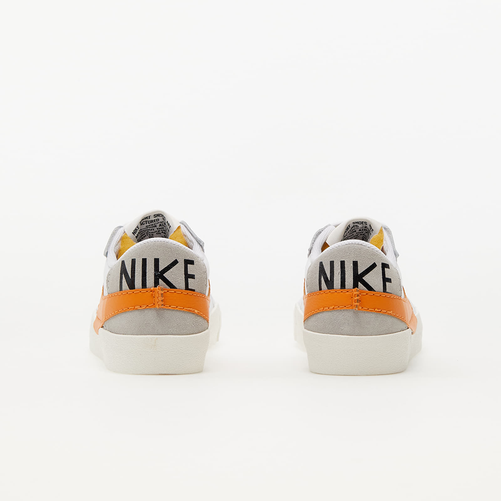 Vyriška avalynė Nike Blazer Low '77 Jumbo White/ Alpha Orange-Grey Fog-Sail