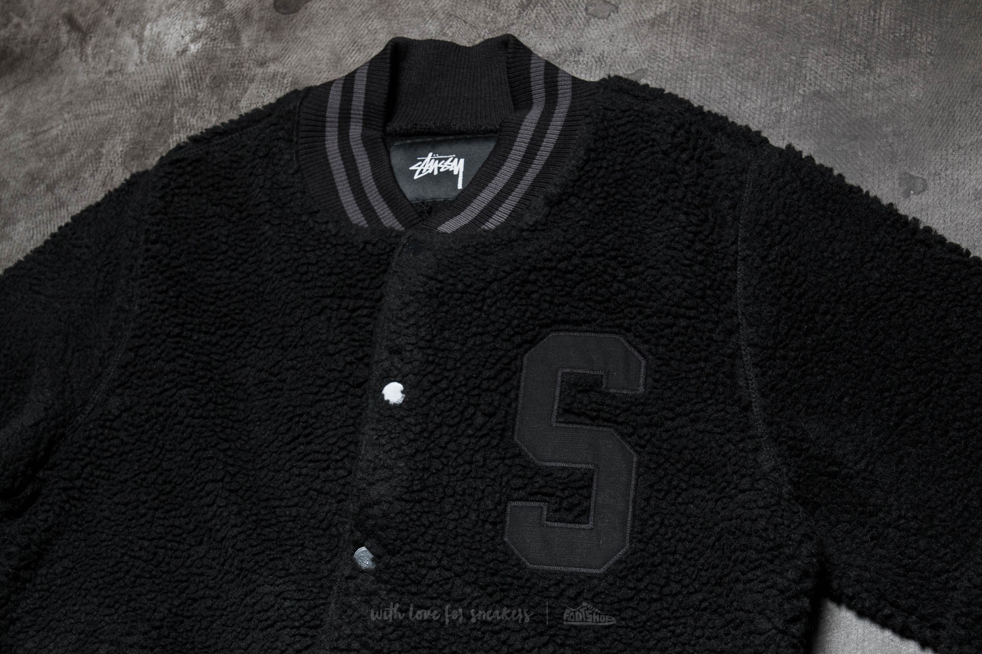 Giacche Stüssy S Varsity Baseball Jacket Black