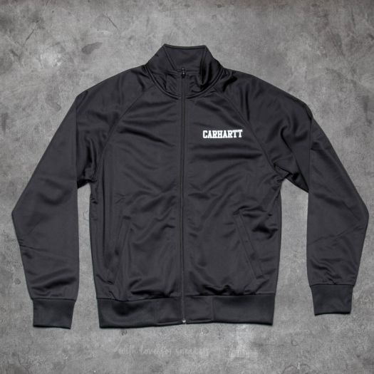 Jackets Carhartt WIP College Track Jacket Black White Footshop