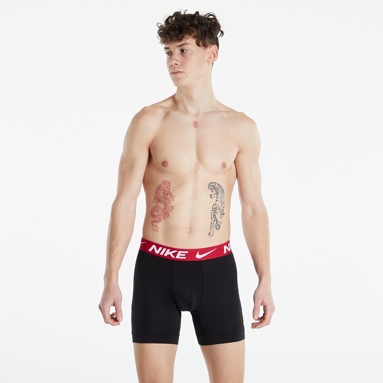 Boxer Nike Boxer Brief 3 Pack Sticker Print/ Hibiscus/ Black