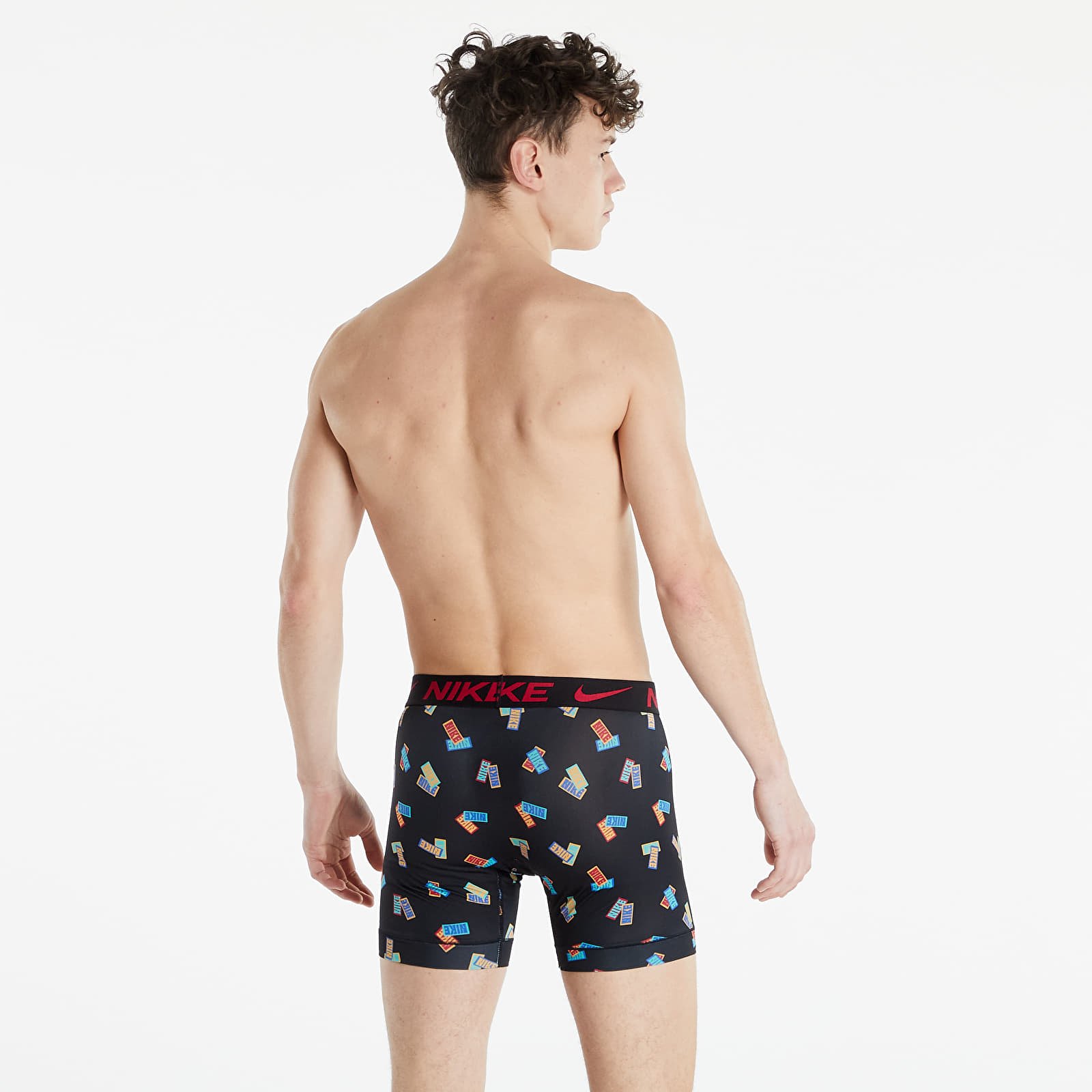 Boxer Nike Boxer Brief 3 Pack Sticker Print/ Hibiscus/ Black